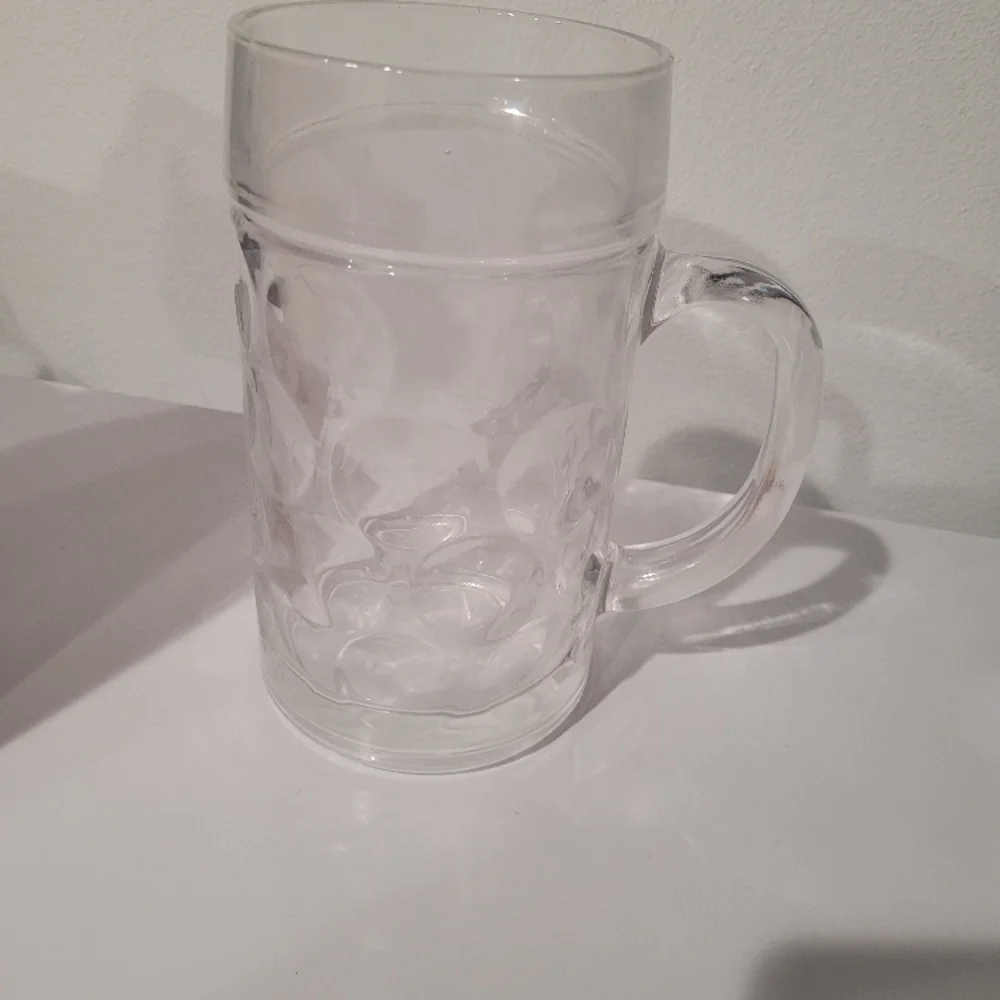 Oggi XL Beer Mug - Clear